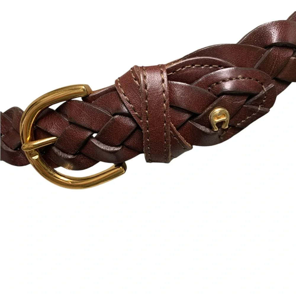 Vintage Leather Etienne Aigner Belt size S